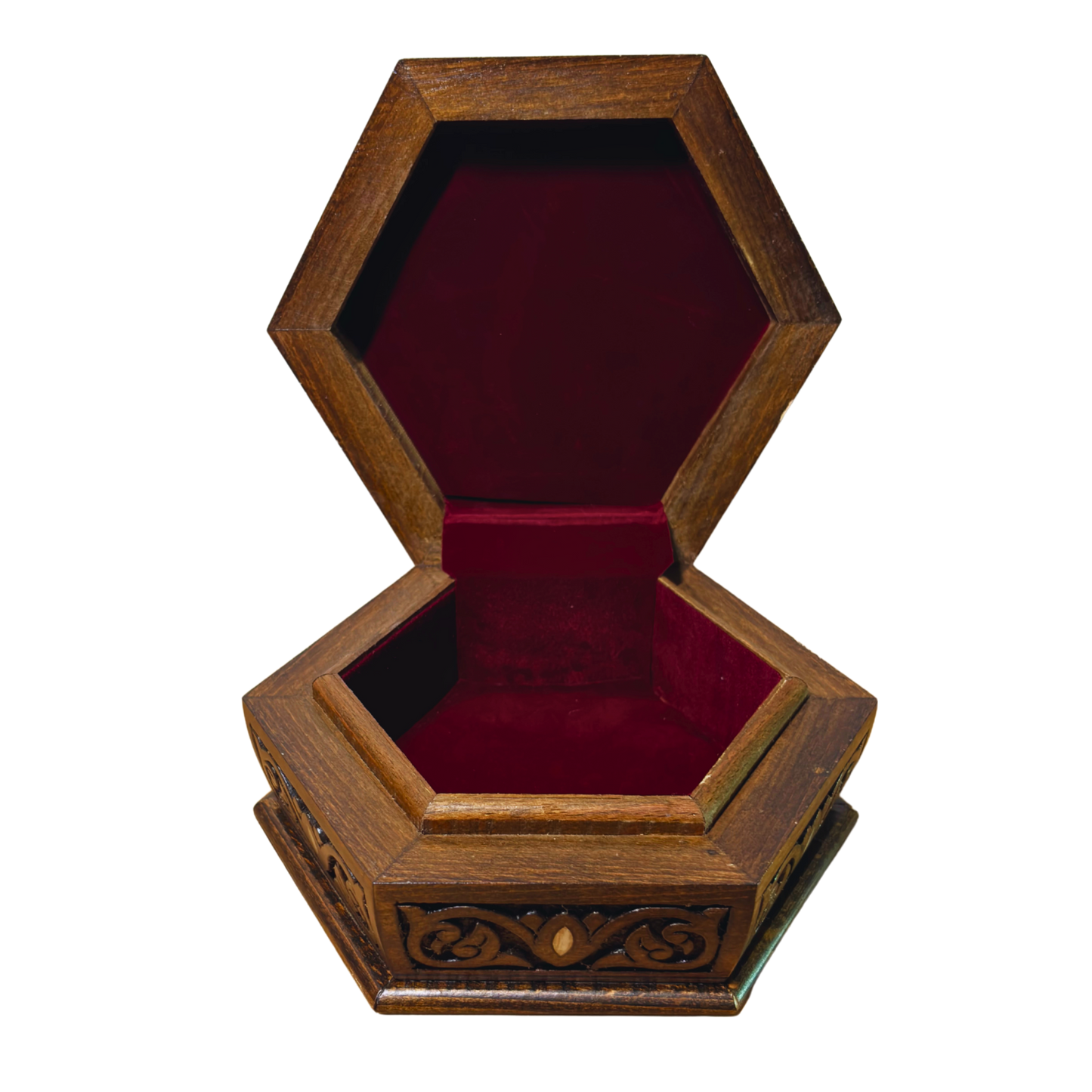 Boîte de Luxe Sculptée à la Main – Nacre & Velours