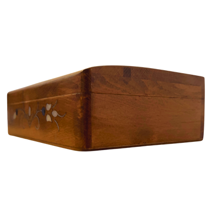 El Yapımı Şam Lüks Kutusu – Sedef & Kadife Zarafeti