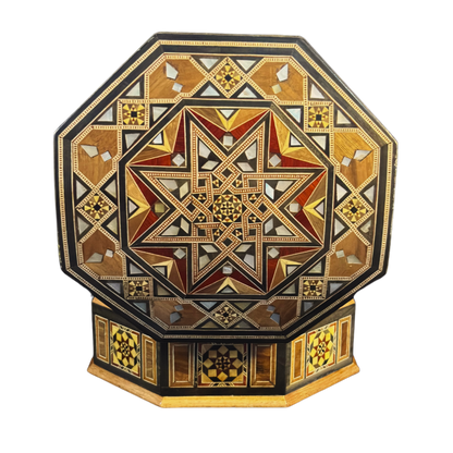 Artisan Damascene Mosaic Box – Mother of Pearl & Timeless Craftsmanship
