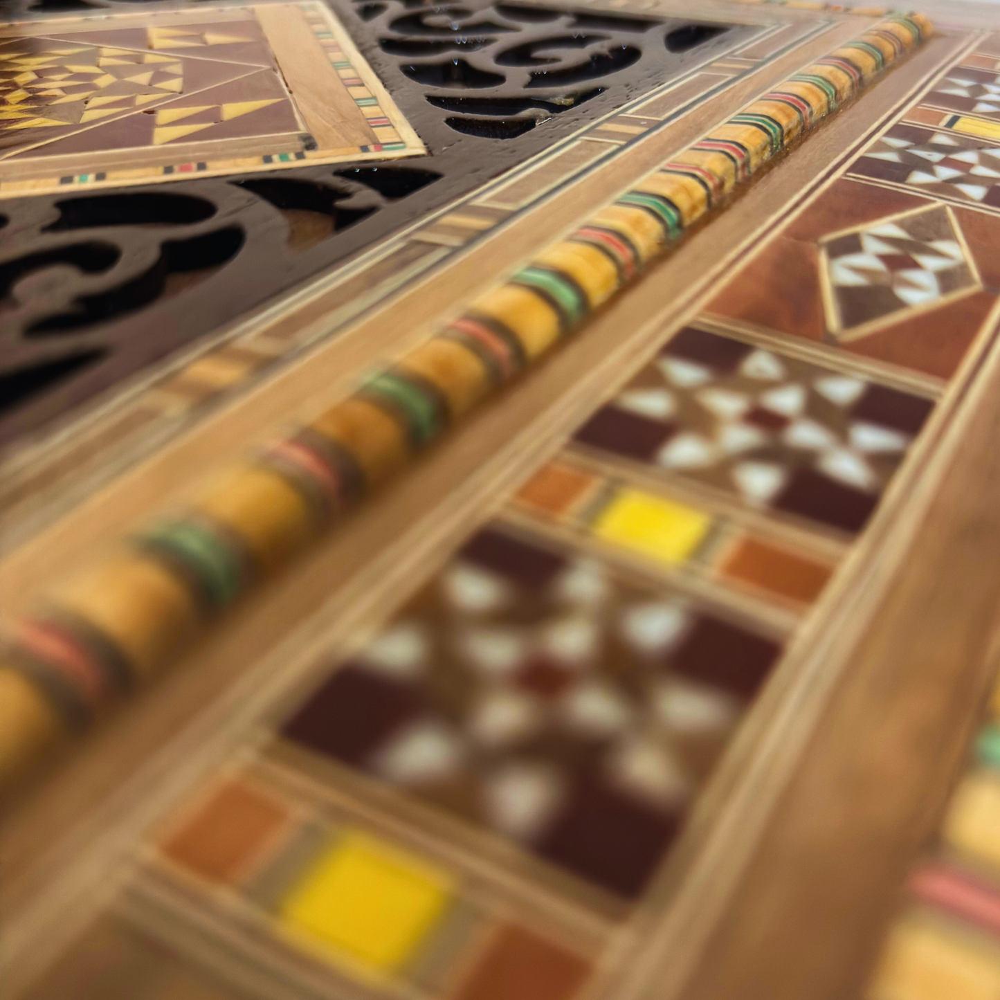 Damascene Mosaic Jewelry & Keepsake Chest – Velvet-Lined Elegance