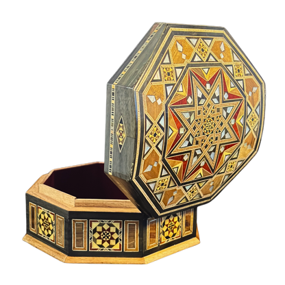 Artisan Damascene Mosaic Box – Mother of Pearl & Timeless Craftsmanship