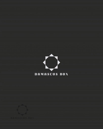 Handgemaakte damasceense sieradendoos met parelmoer inleg – Luxe houten herinneringsdoos